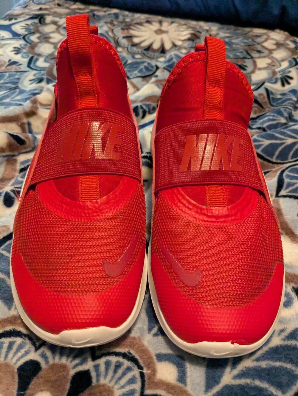 Nike Kids' Slip-On Athletic Shoes - Red